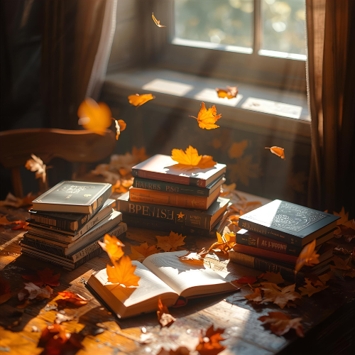 Fall book nook